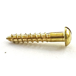 Tuner 1,9x12 mm-SLOT HEAD BRASS TUNER SCREW
