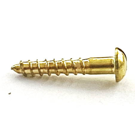 Tuner 1,9x12 mm-SLOT HEAD BRASS TUNER SCREW