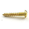 Tuner 1,9x12 mm-SLOT HEAD BRASS TUNER SCREW