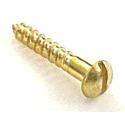 Tuner 1,9x12 mm-SLOT HEAD BRASS TUNER SCREW
