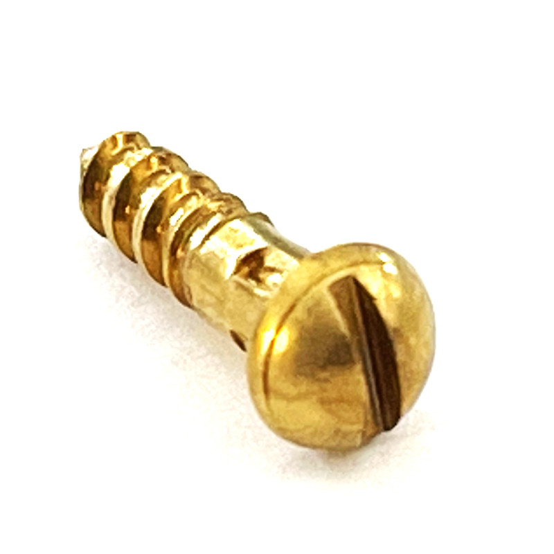 2,6x10mm-SLOT HEAD BRASS TUNER SCREW