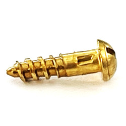 2,6x10mm-SLOT HEAD BRASS TUNER SCREW