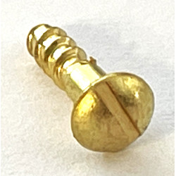 1,9x8mm -SLOT HEAD BRASS TRUS ROD SCREW  (1.stk)