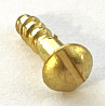 1,9x8mm -SLOT HEAD BRASS TRUS ROD SCREW  (1.stk)