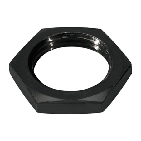 3/8 In. POT NUT BLACK ( 1stk. )