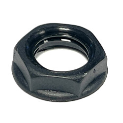 Plastic hex nut 7/16" black