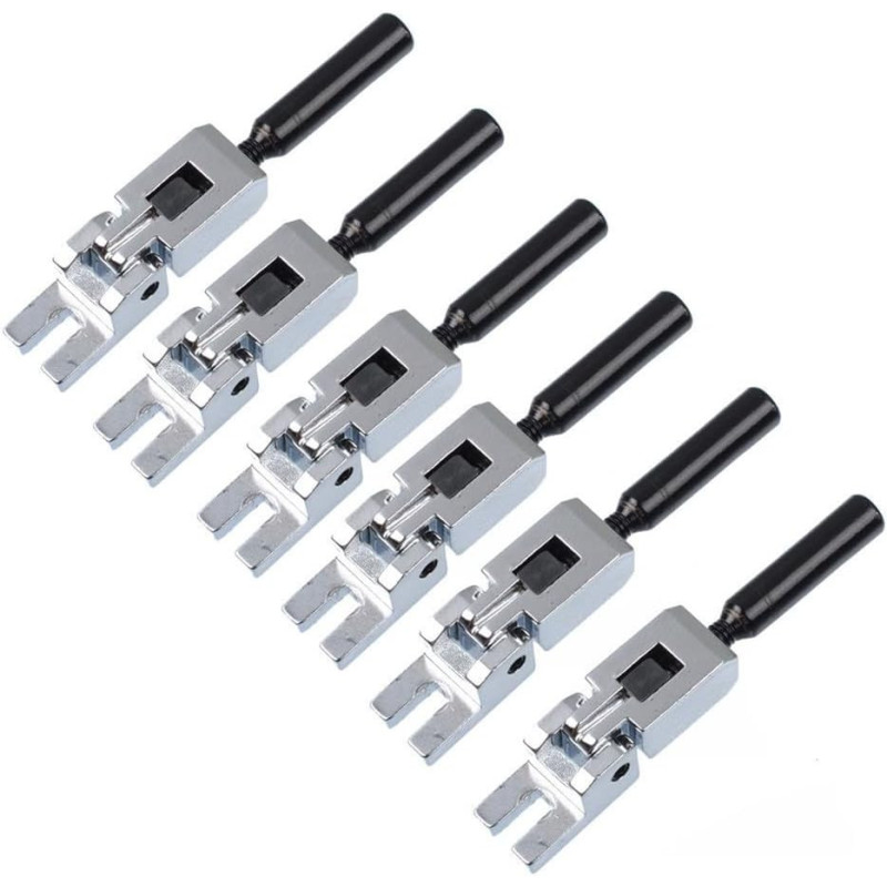 Floyd Rose Type Saddel set Chrome 6 stk