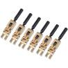 Floyd Rose/Schaller Type Saddel set Gold 6 stk