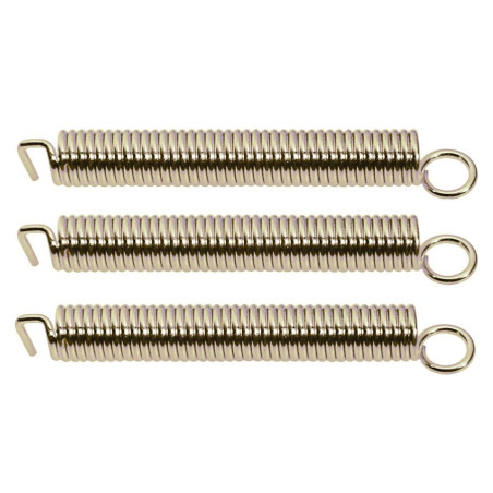 tremolo spring set, stainless steel, extra strong, 3 pcs