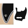 pickguard, Jocker bass, standard, 4 ply, black