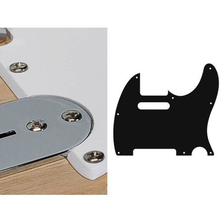 Telecaster Pickguard 1ply white