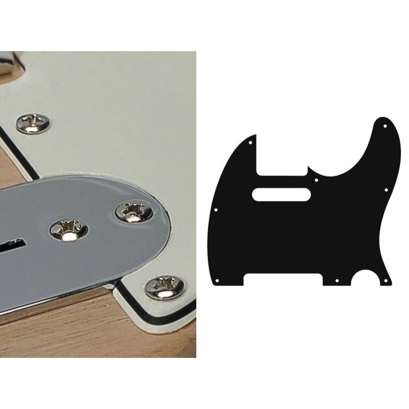 3 ply, vintage white - Telecaster pickguard,standard