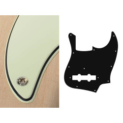3 Lag, mint green, standard, Jazz bass pickguard