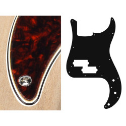 4 ply, tortoise intense Pickguard, P-bass, standard