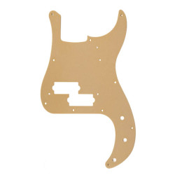 1-ply, gold anodized pickguard 1958 Precision Bass, 10 screw holes, Fender