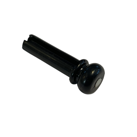 Bass Bridge Pin, Plastic, Black