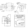 Lige 6.35 mm Jack-konnektor, Stereo