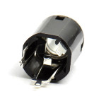 Ultra-compact, very lightweight stereo output jack for 6.3mm (1/4") jack plugs.