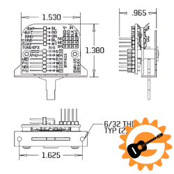 EMG 5-polet Strat-switch Loddefri