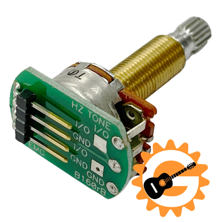 4383,00 - Potentiometer 500K SPL Lang aksel, TONE