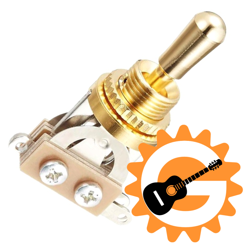 LP® JAPAN METRIC TOGGLE SWITCH - Guldfarvet