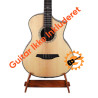 wooden guitar stand with cork supports