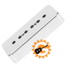 50mm Pickup Cover P90-CHROME 50mm spacing