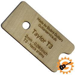 Taylor T3 - Neck shims 2mm