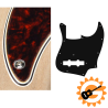 Tortoise Intense 4-Lag Custom Pickguard for Jazz Bass