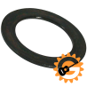 9,5mm. POT DRESS WASHER BLACK( 1 stk)