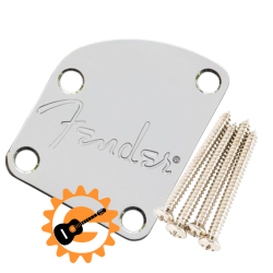 Original Fender® Genuine Replacement Part neck plate Deluxe and Elite guitars