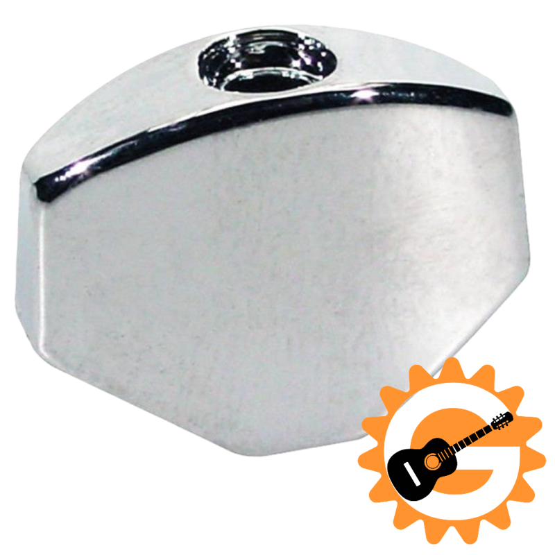 19x14mm, Chrome metal, bolt-on model