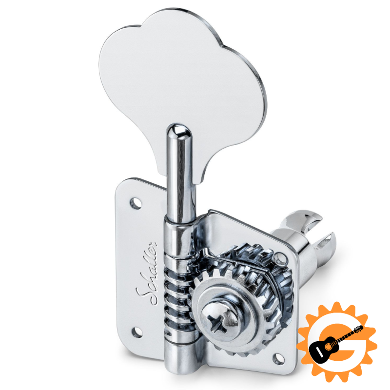 BM Fender-Style Schaller Bass tuners Chrome