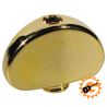 6stk - 24x17mm, Tuner knob Gold metal, bolt-on model