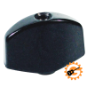 6stk - 23x16mm, Tuner knob Black metal, bolt-on model
