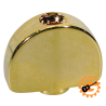 6stk - 18x14mm, Tuner knob Gold metal, bolt-on model